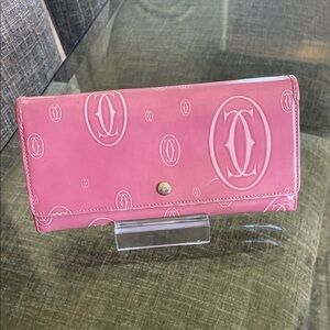 CARTIER  pink 100 yr birthday limited edition Wallet.